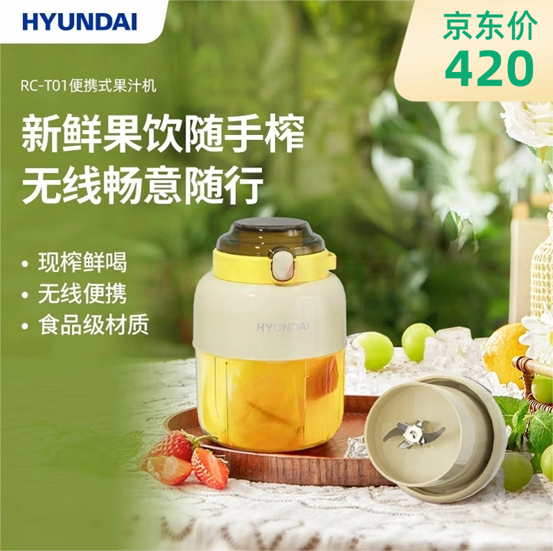 HYUNDAI便携式果汁机RC-T01