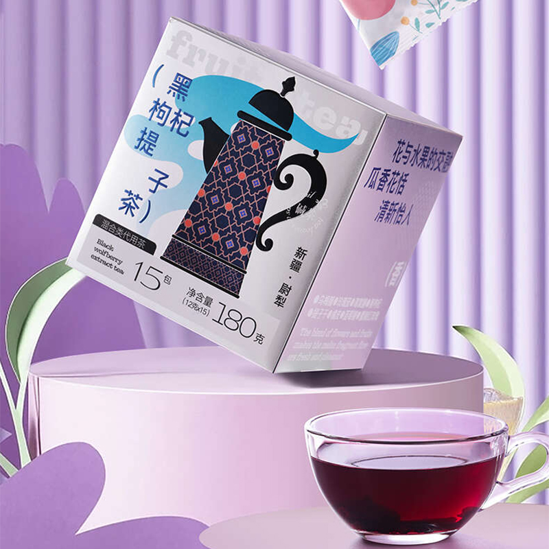 新疆茶朵蜂黑枸杞提子茶