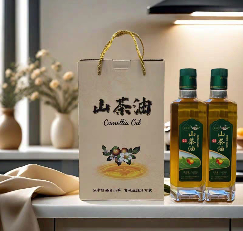 宁海润芝冷榨山茶油[2*500ml]